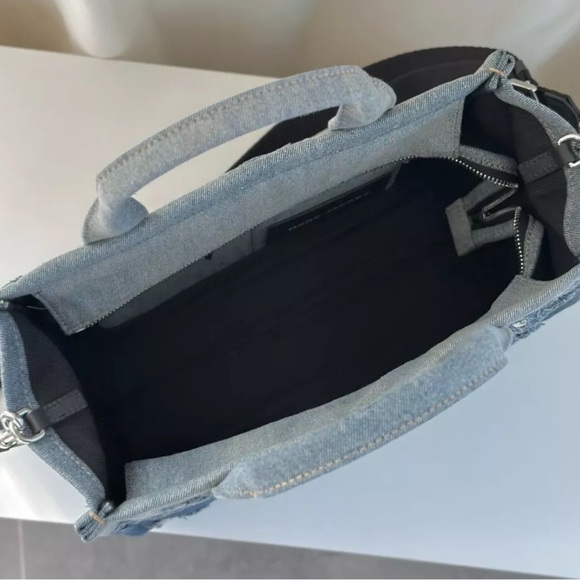 The Rip and Repair Denim Marc Jacobs Medium Tote Bag - Picture 6 of 7